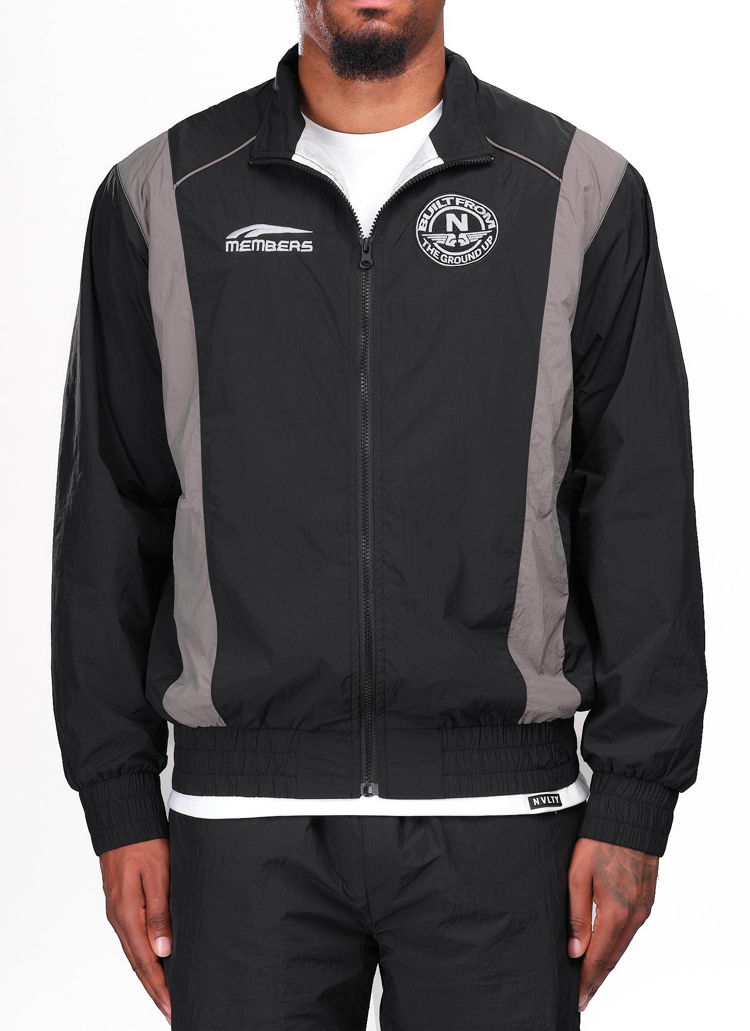 Members Track Jacket - Black
