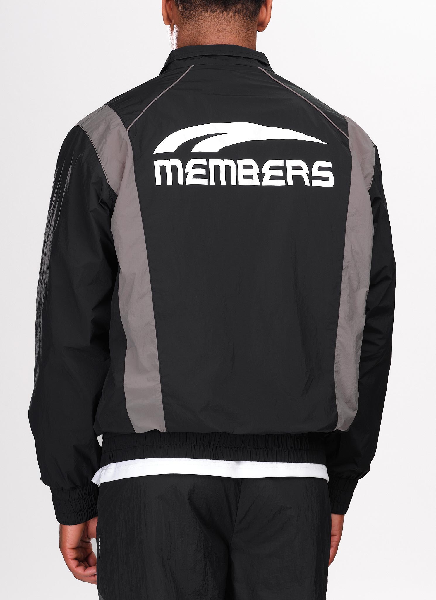 Members Track Jacket - Black
