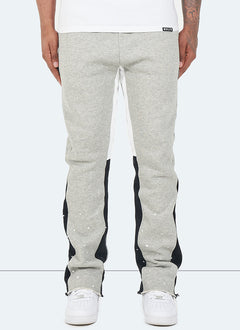 Pantalon de jogging Vintage Flare Paint - Gris