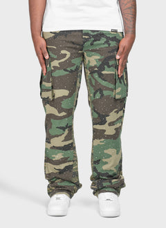Vintage Flare VVS Cargos - Camo