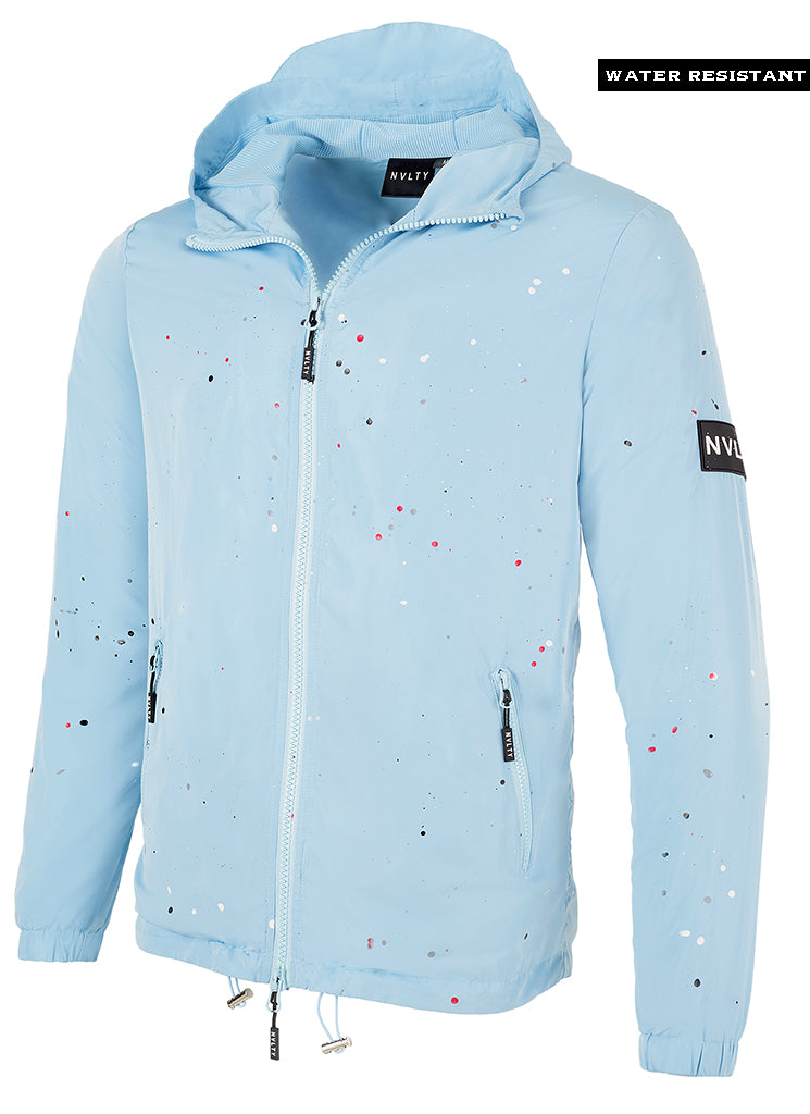 Paint Windjacke – Babyblau
