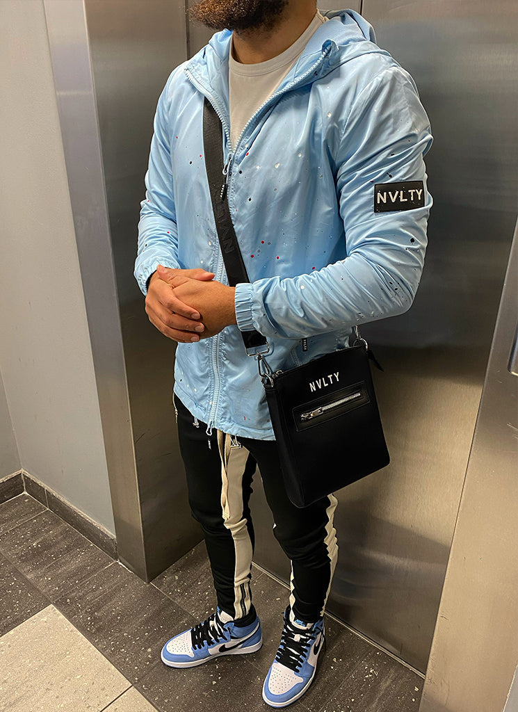 Paint Windjacke – Babyblau