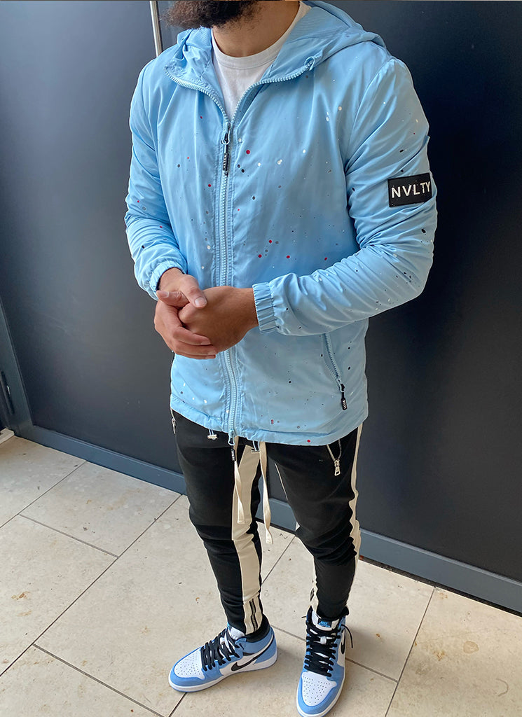 Paint Windjacke – Babyblau