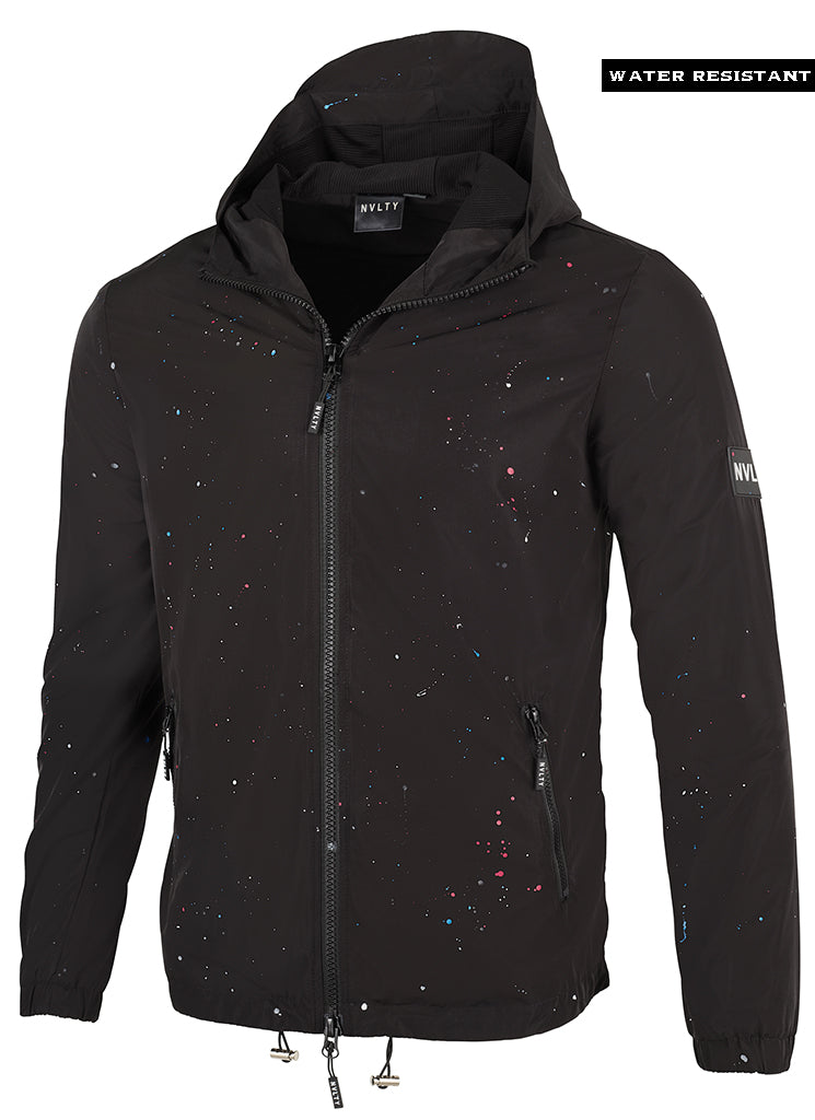 Paint Windjacke – Schwarz