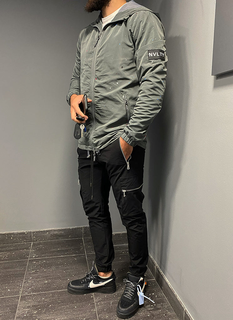 Paint Windjacke – Anthrazit