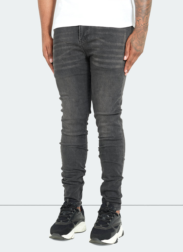 Essential-Jeans – Grau