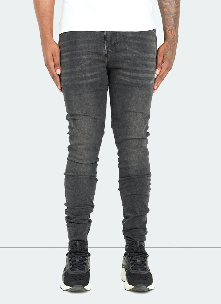 Essential-Jeans – Grau