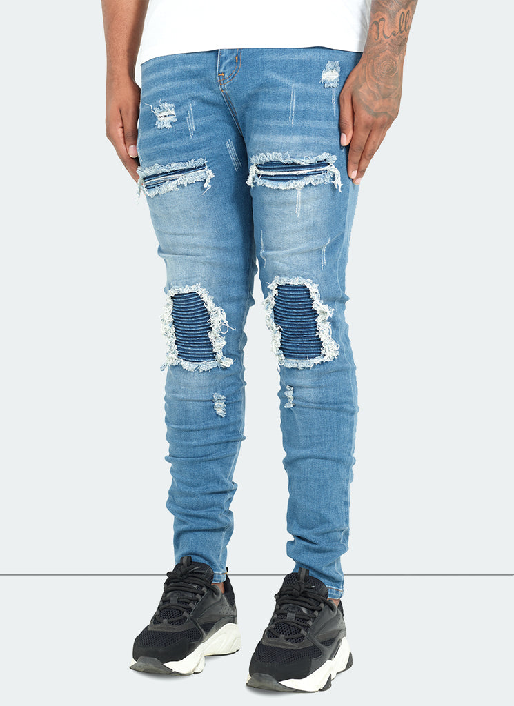 Motto-Jeans – Hellblau