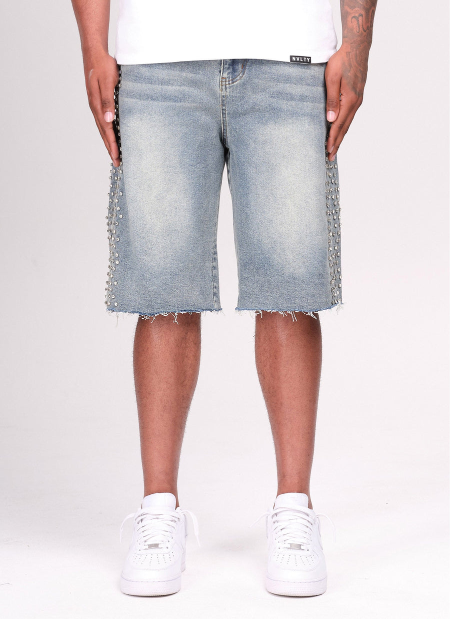 Vintage VVS Denim Shorts - Blau