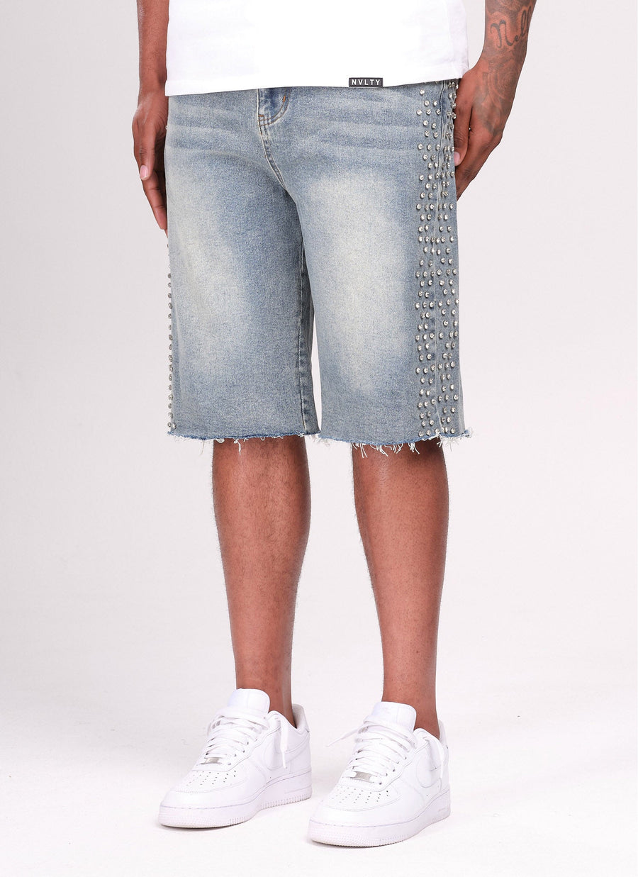 Vintage VVS Denim Shorts - Blau