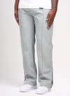 Twill Pleat Pants - Grey