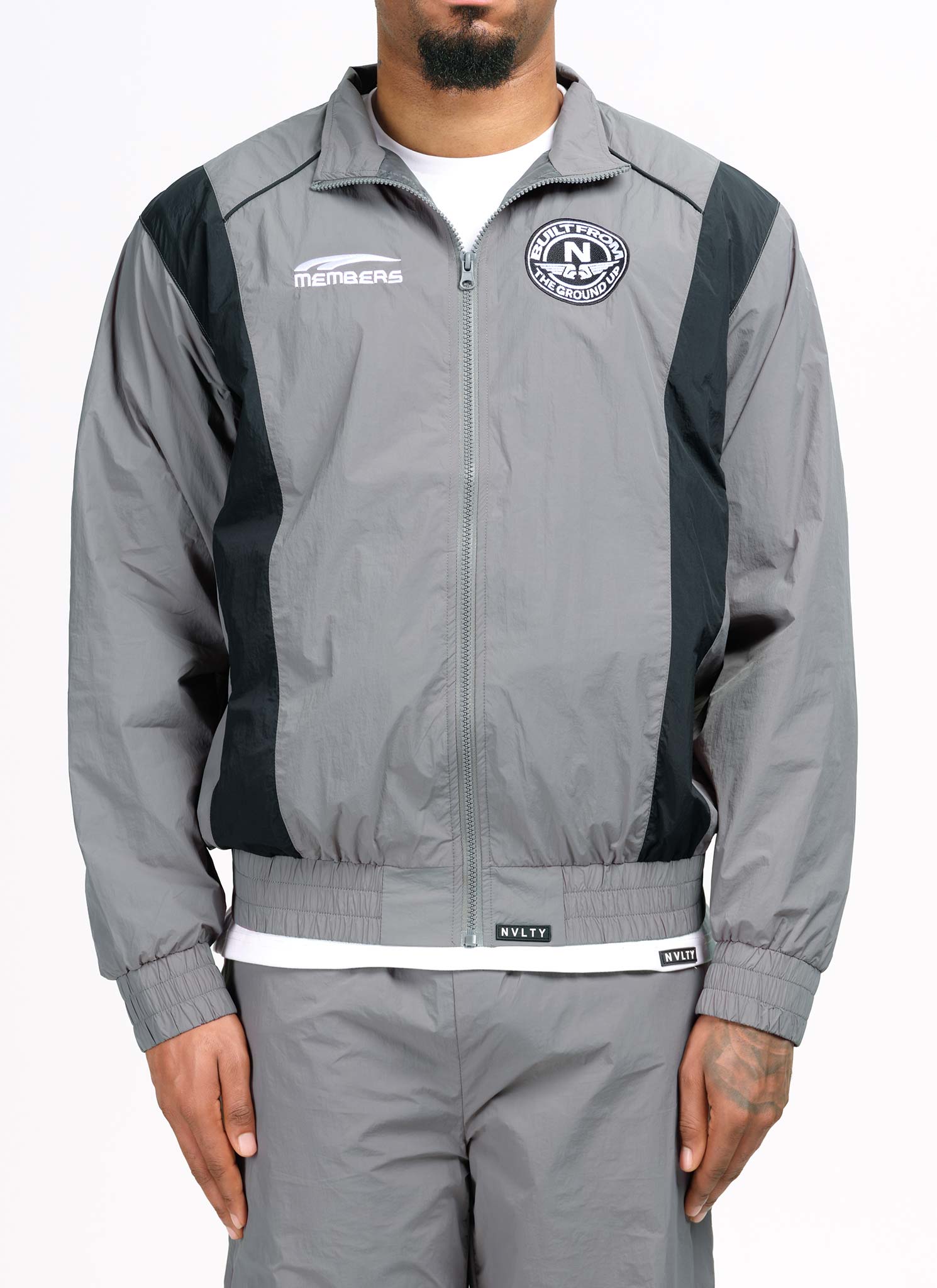 Members Track Jacket - Grey