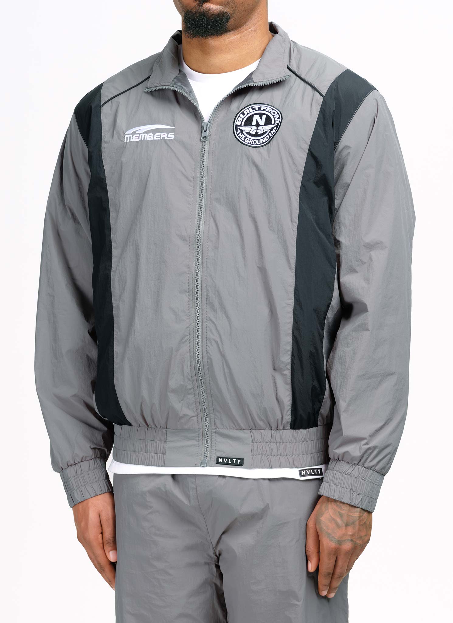 Members Track Jacket - Grey