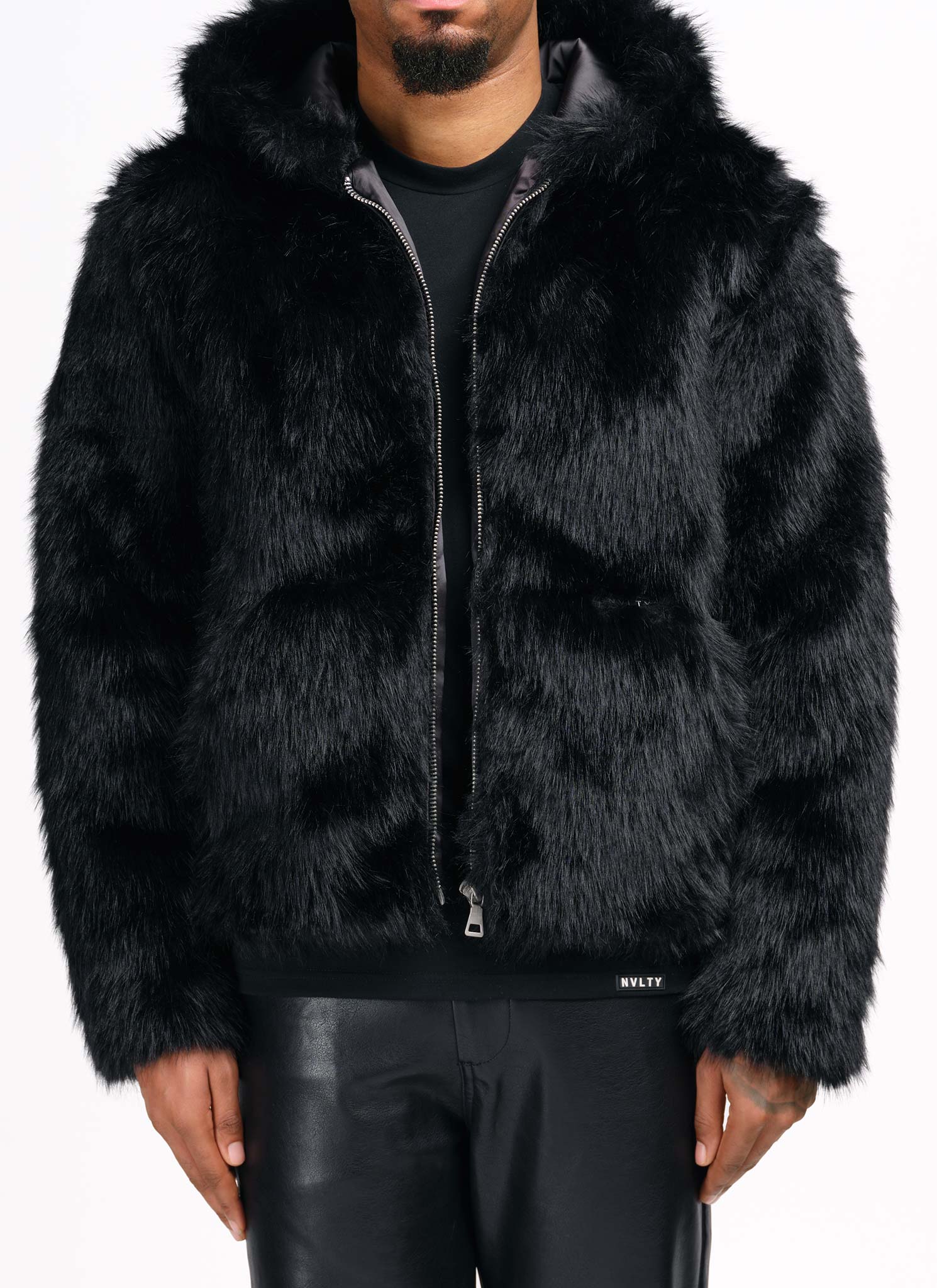 Fur Jacket - Black