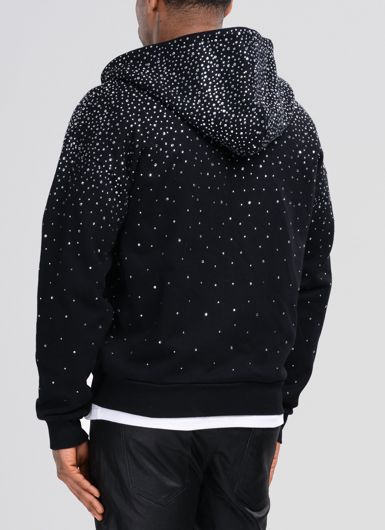 Vintage Flooded VVS Zip Hoodie - Black