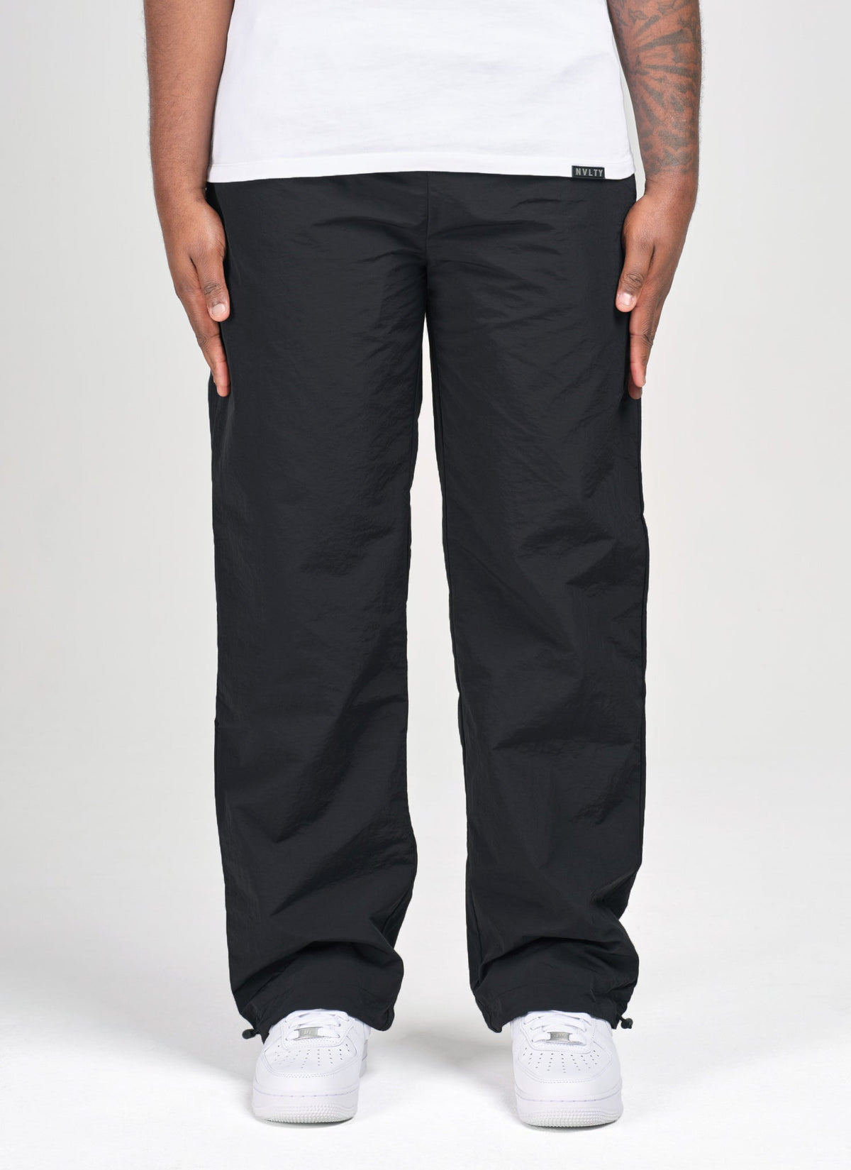 Heavyweight Shell Track Pants - Black