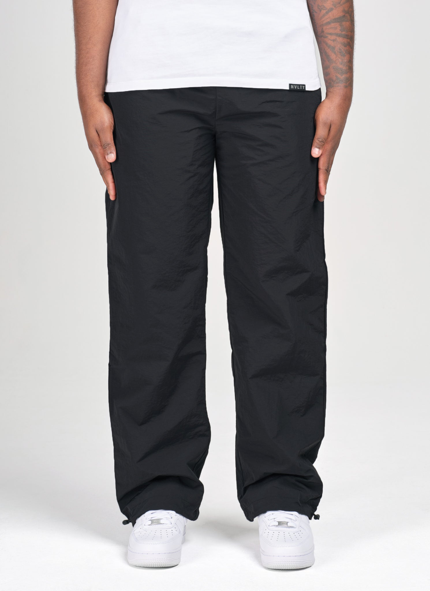 Heavyweight Shell Track Pants - Black