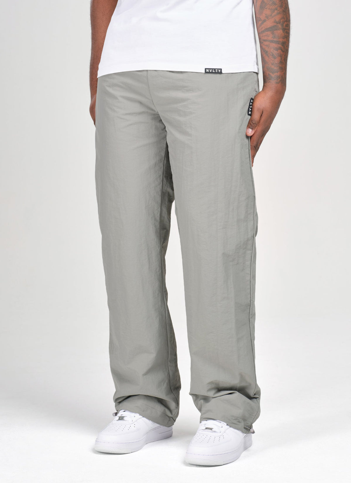 Heavyweight Shell Track Pants - Grey