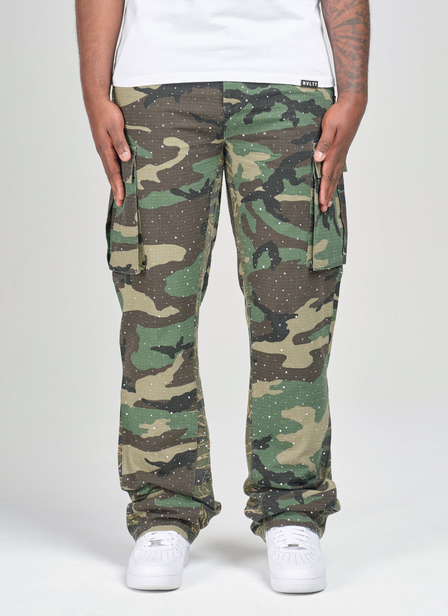 Vintage Flare VVS Cargos - Camo
