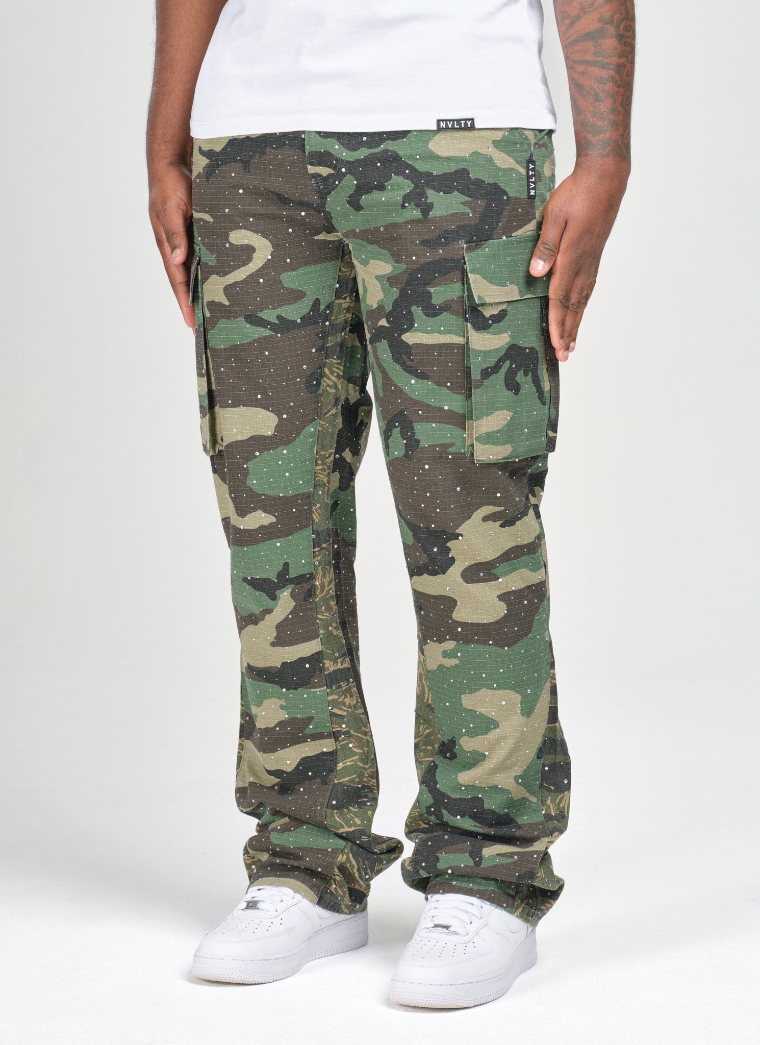 Vintage Flare VVS Cargos - Camo