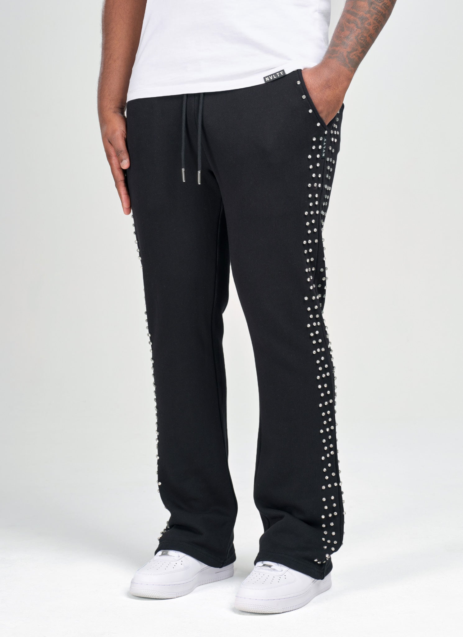 Vintage VVS Flare Joggers - Black