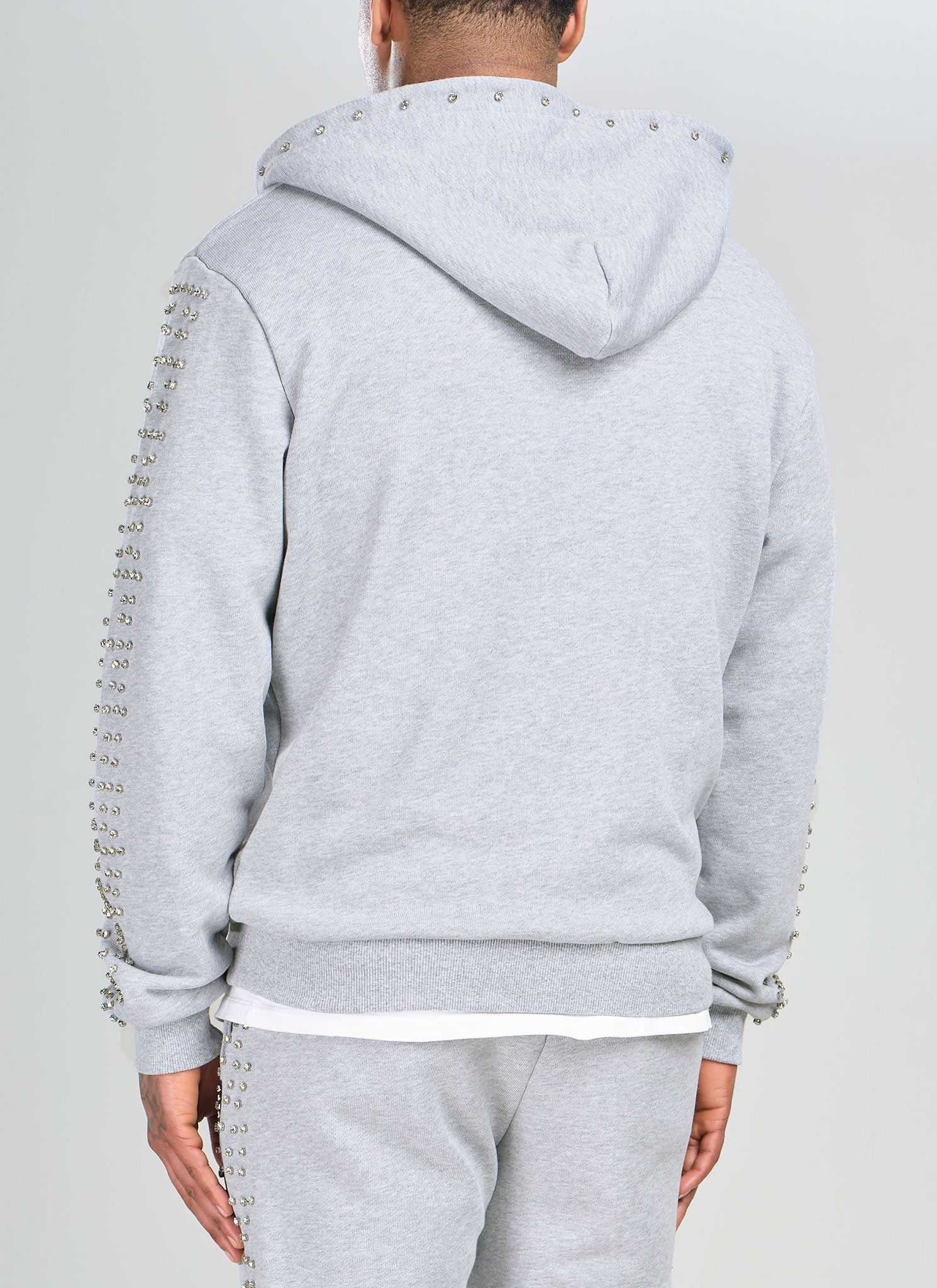 Vintage VVS Zip Hoodie - Grey