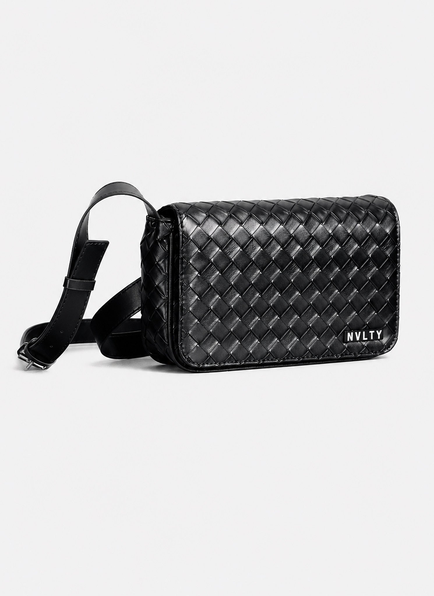 Interlock Crossbody Bag - Black