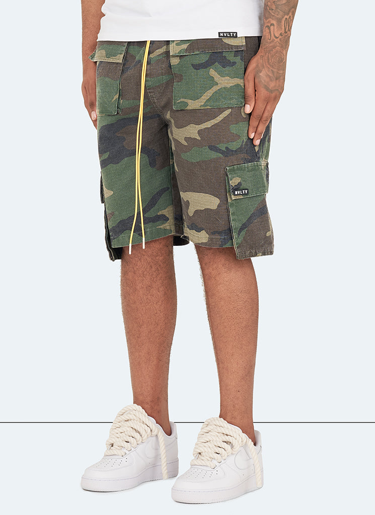 Vintage 4-Pocket-Cargo-Shorts – Camo