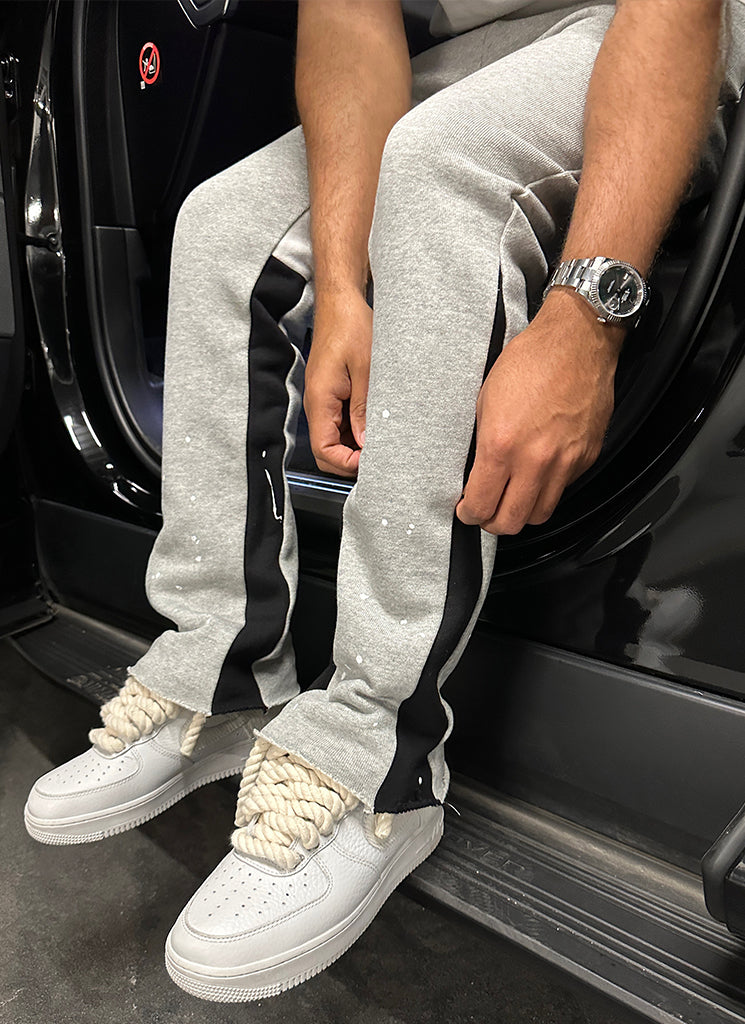 Pantalon de jogging Vintage Flare Paint - Gris