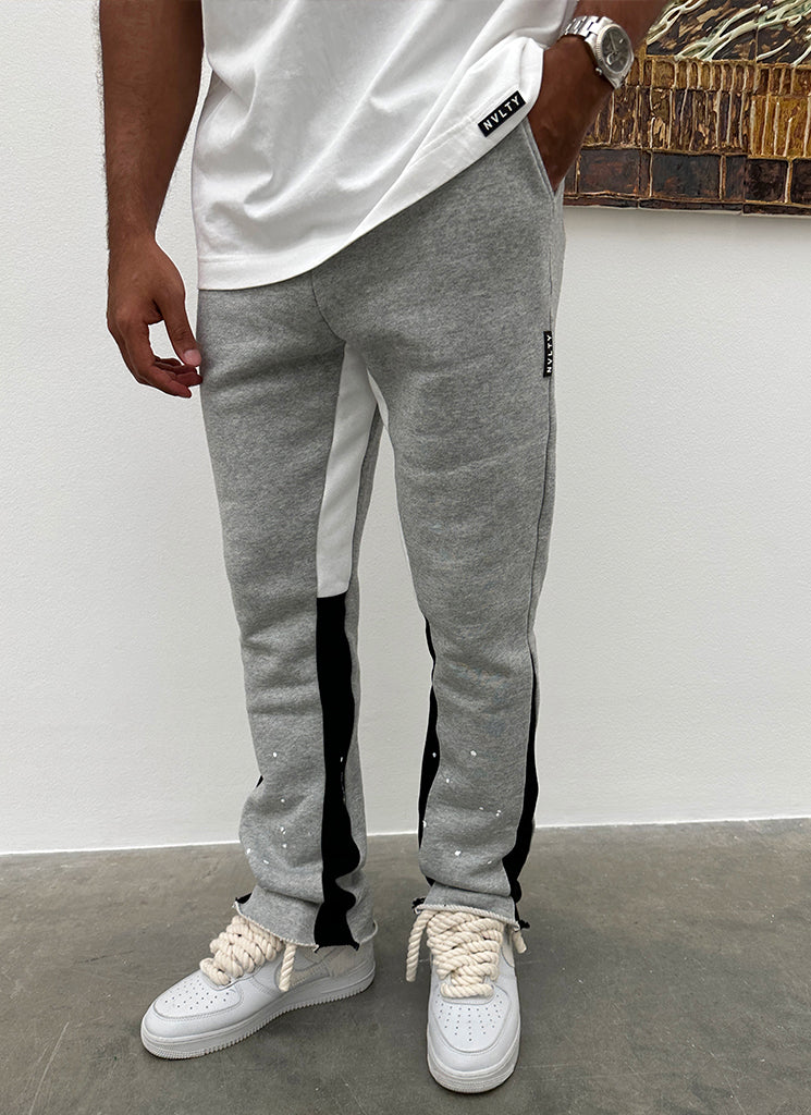 Pantalon de jogging Vintage Flare Paint - Gris