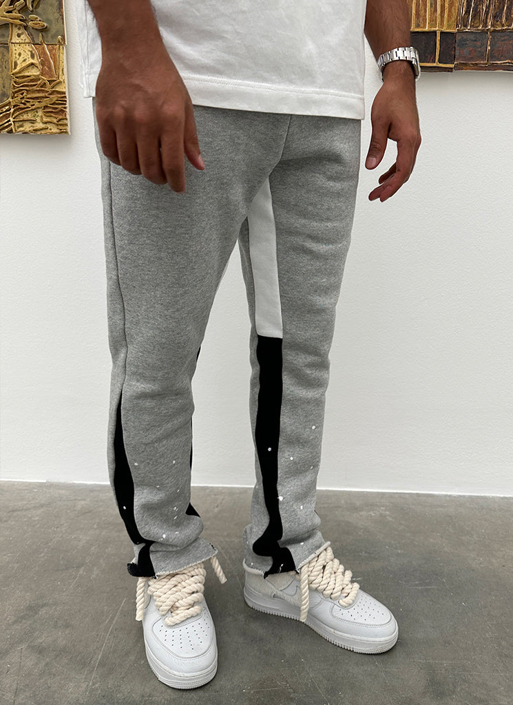 Pantalon de jogging Vintage Flare Paint - Gris