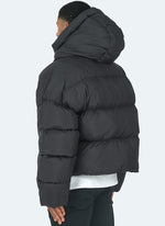 Vintage Puffer Jacket - Black