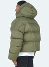 Vintage Puffer Jacket - Khaki