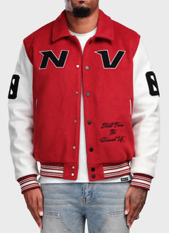 All Star Varsity Jacket - Red