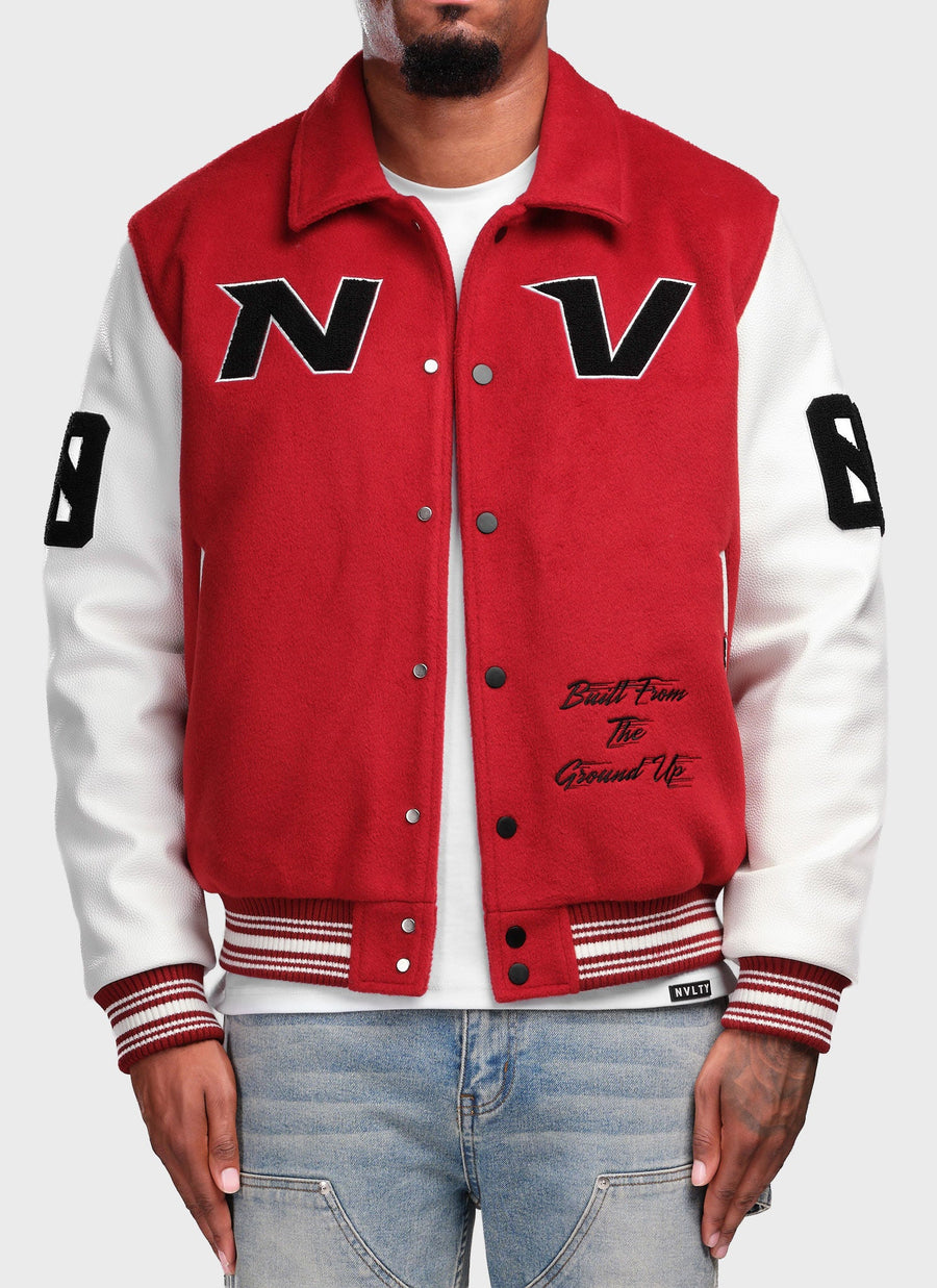 All Star Varsity Jacket - Red