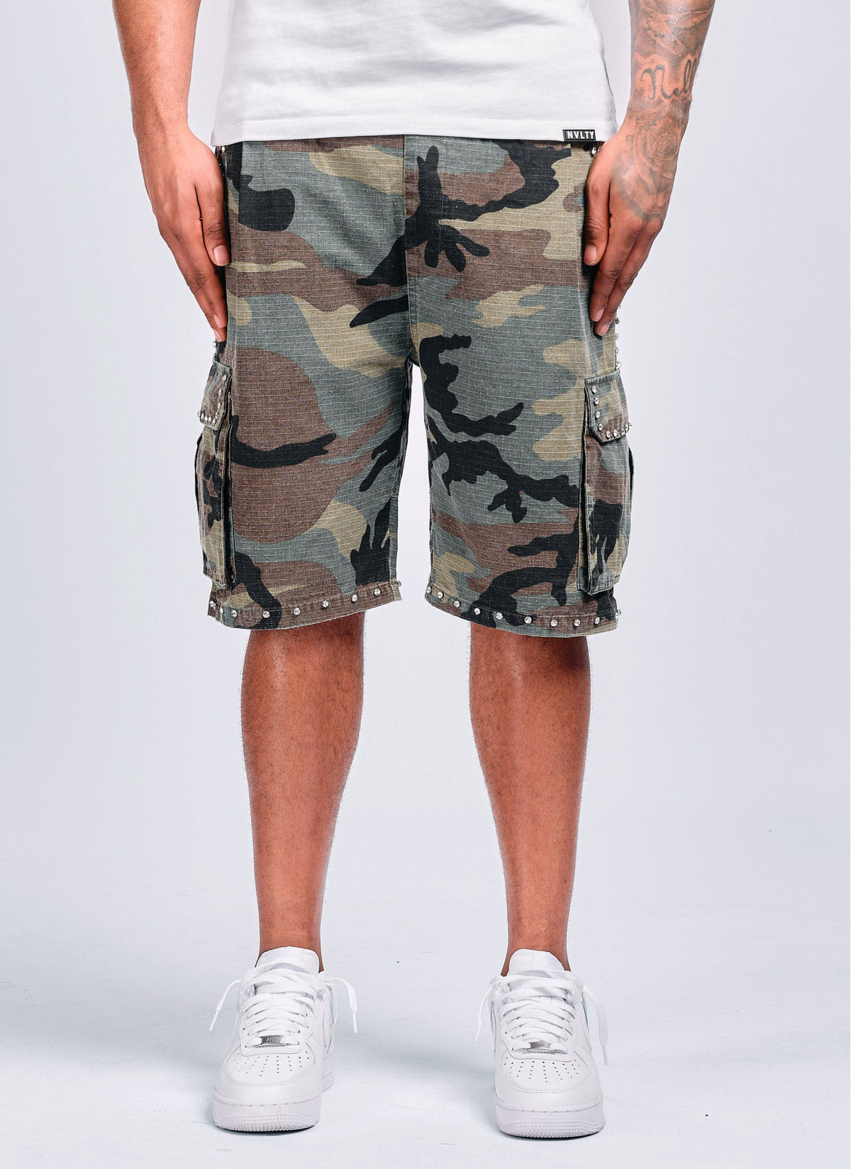 Vintage VVS Cargo Shorts - Camo