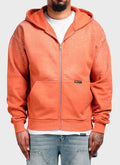 Vintage Flooded VVS Zip Hoodie - Orange