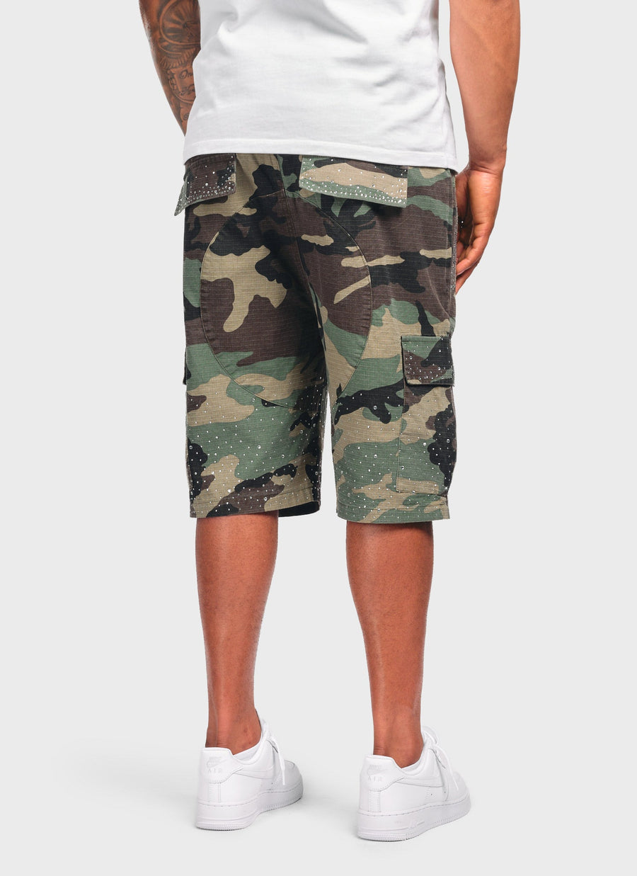 Vintage VVS Cluster Cargo Shorts - Camo