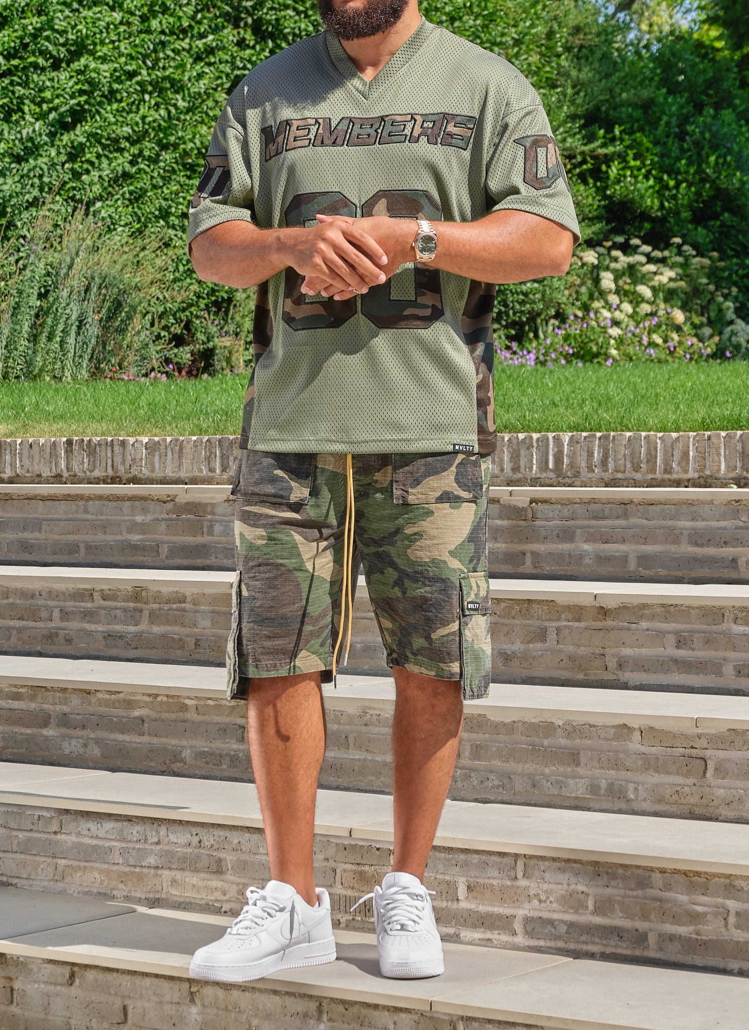 Members Camo Jersey - Khaki