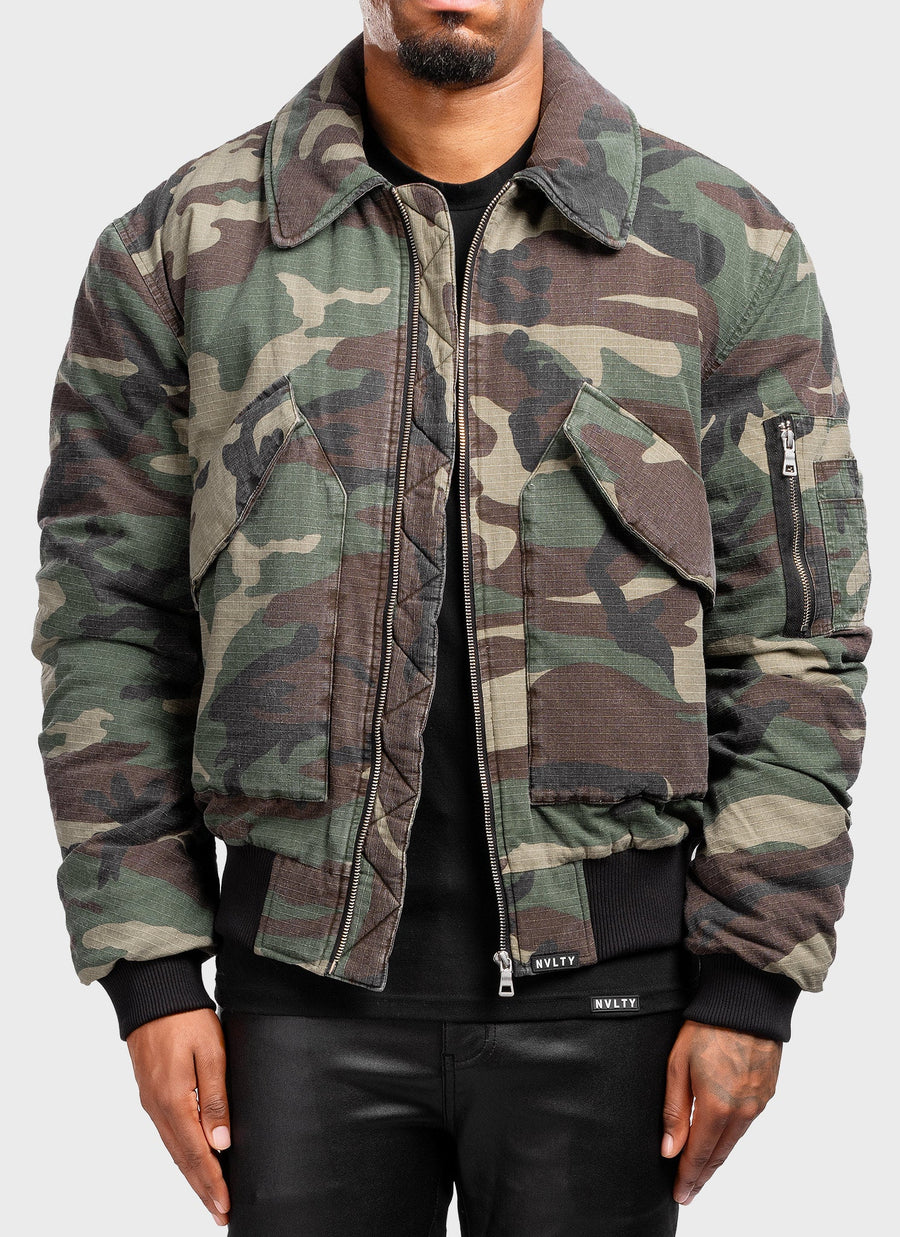 Aviator Flight Jacket - Camo