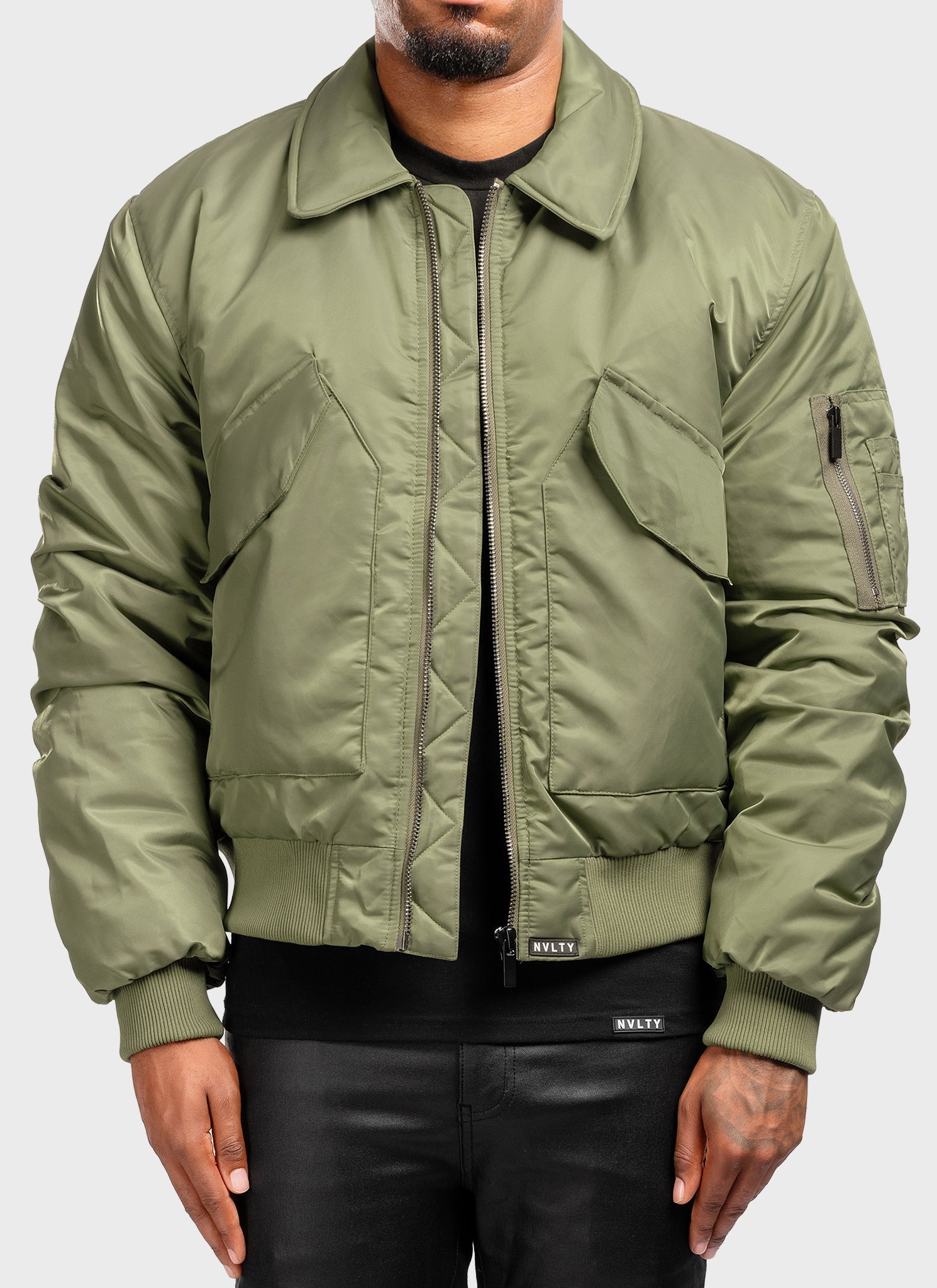 Aviator Flight Jacket - Khaki
