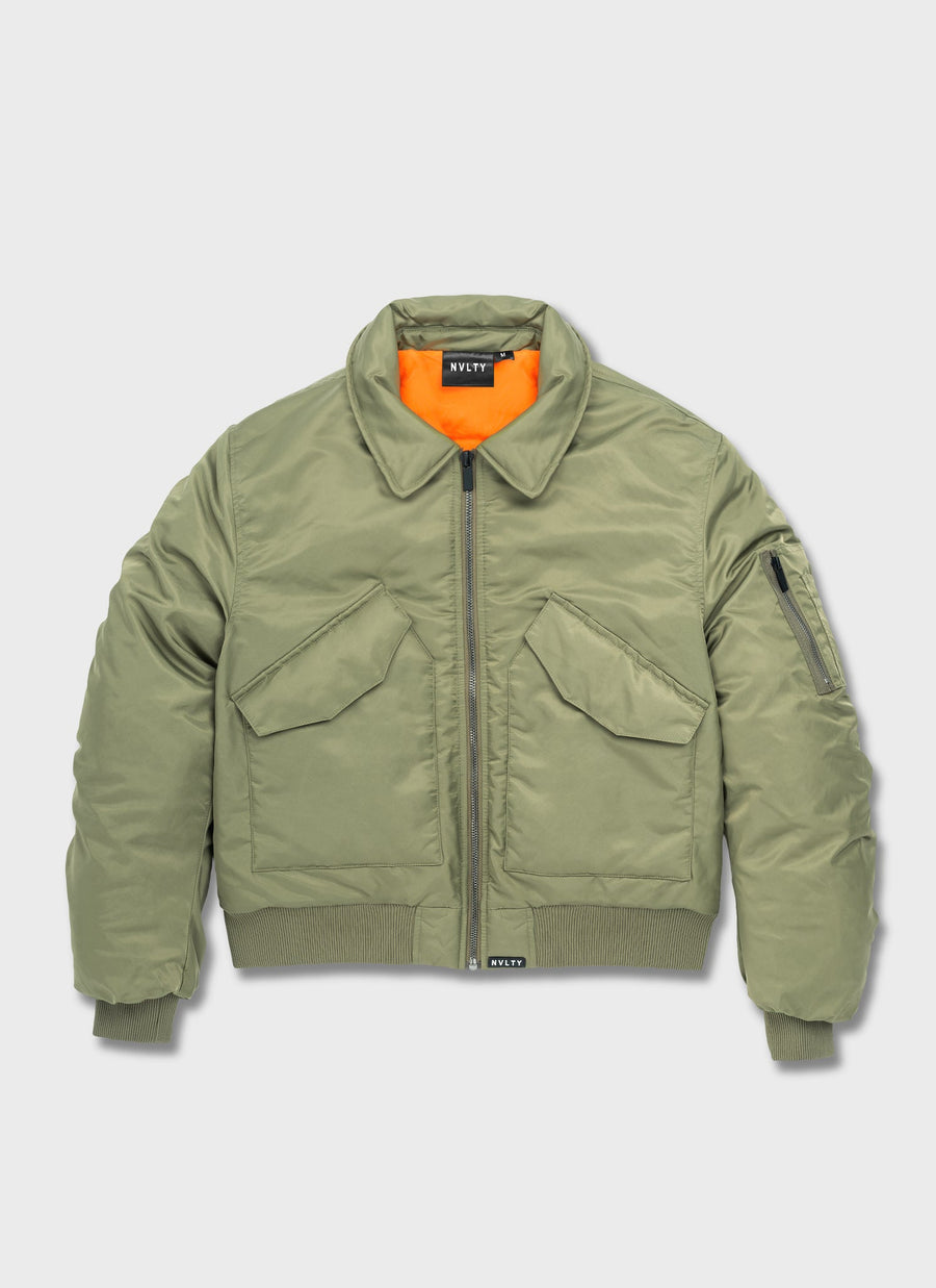 Aviator Flight Jacket - Khaki