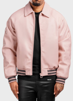 Aviator Jacket - Baby Pink