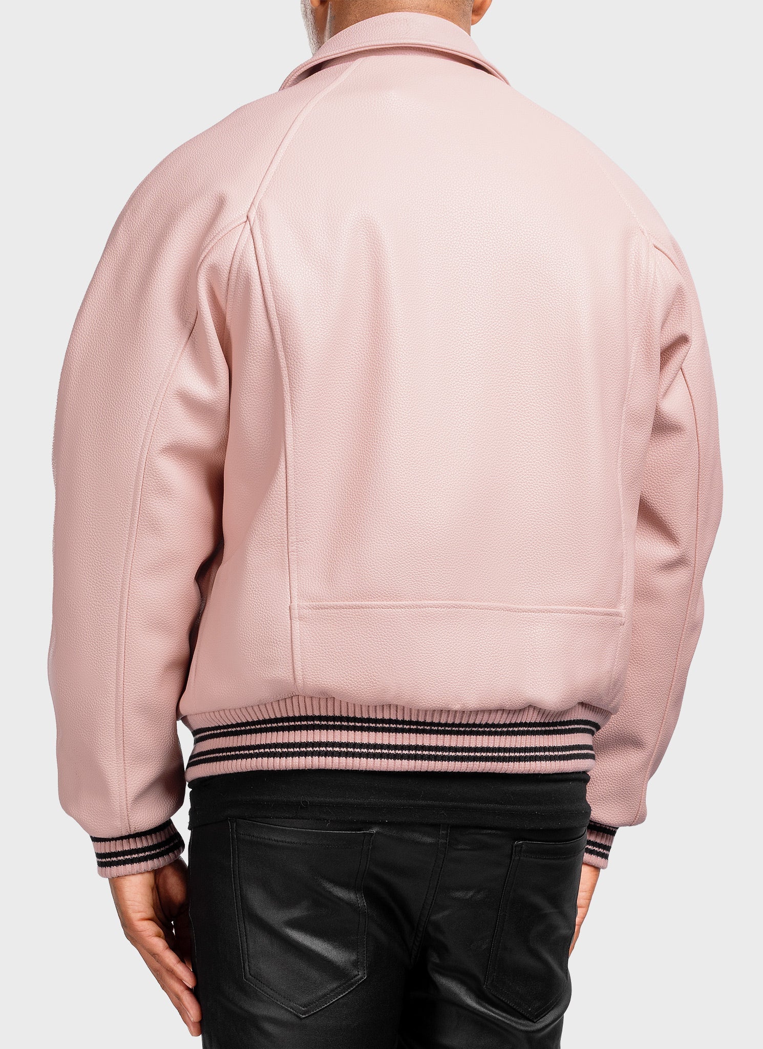 Aviator Jacket - Baby Pink