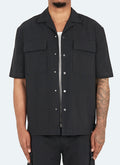 Vintage Cargo-Hemd – Schwarz