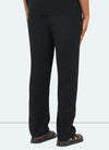 Crochet Knit Trousers - Black