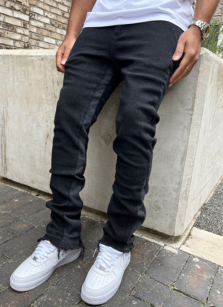 Vintage-Flare-Jeans – Schwarz 