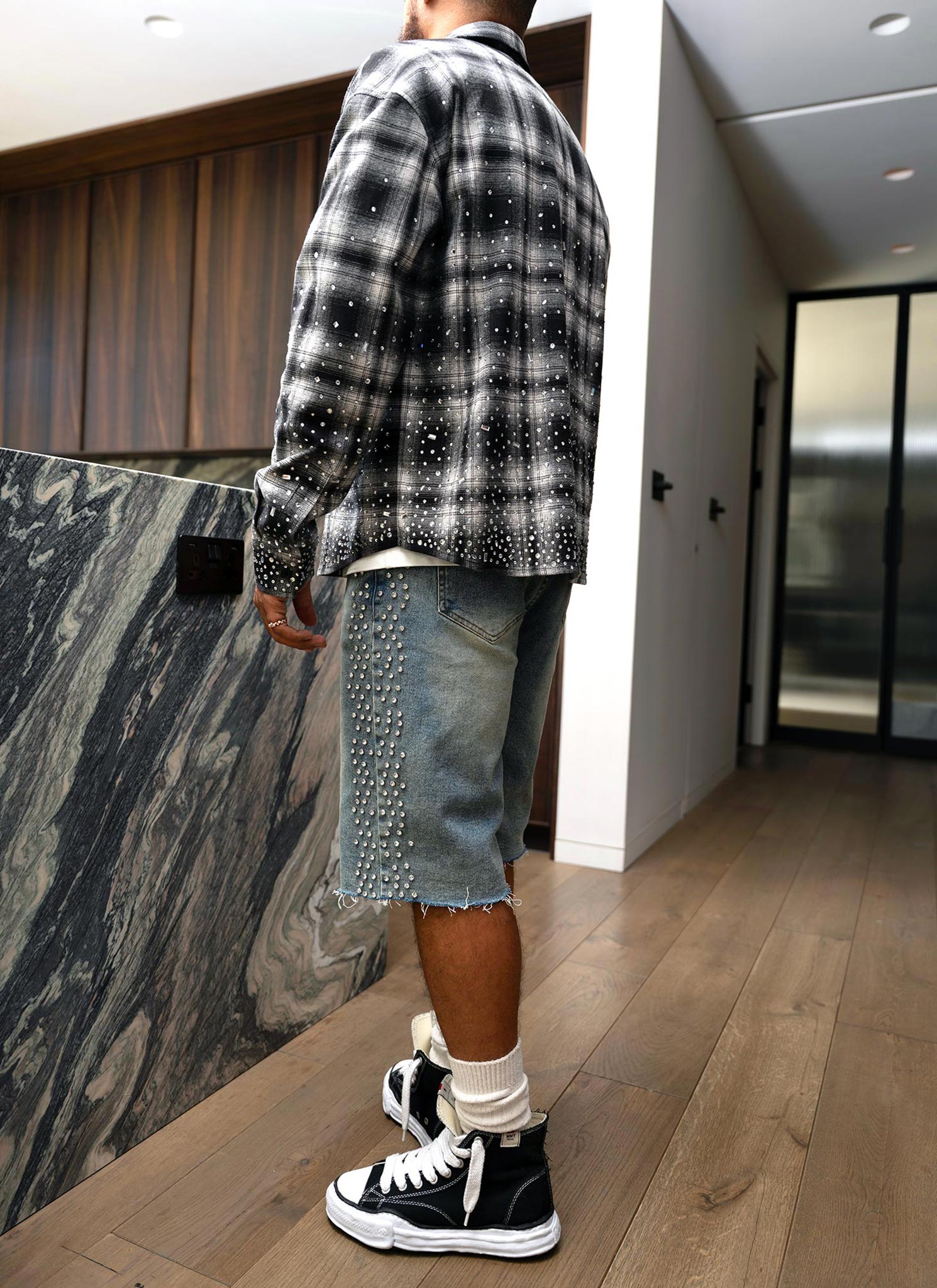 Vintage VVS Denim Shorts - Blue