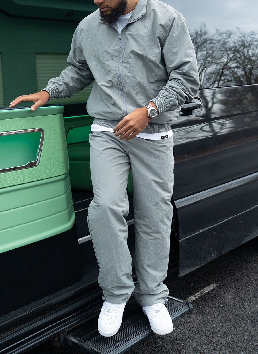 Heavyweight Shell Track Pants - Grey