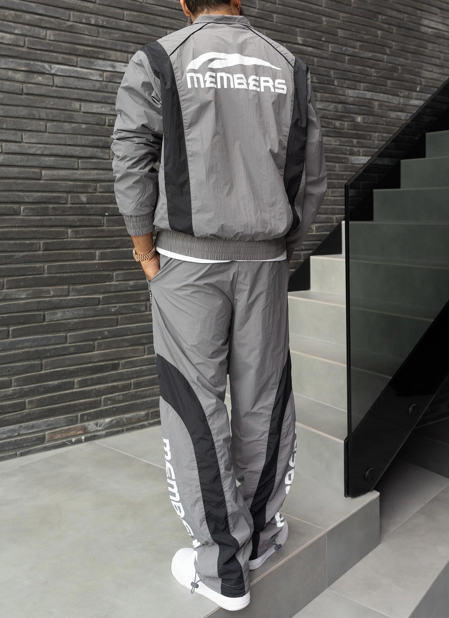 Members Track Pants - Grey